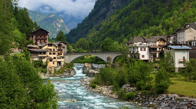Vista di Piode